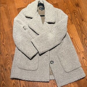 Zara Gray Teddy Jacket
